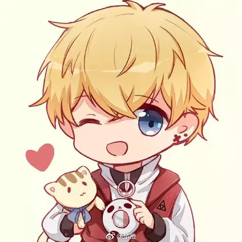Proses Menggambar Anime Chibi Imut Gambar cowok anime chibi yang sedang digambar