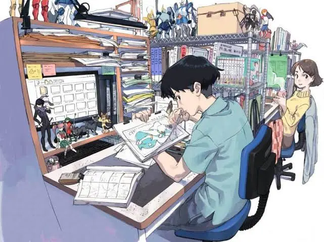 Proses produksi anime di studio animasi