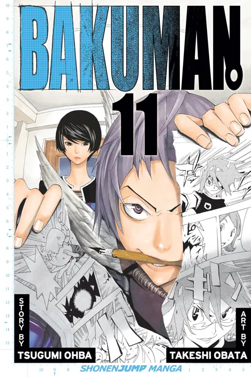 Panel-panel manga dalam Bakuman S2