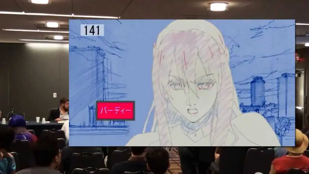 Gambar proses produksi anime, dari storyboard hingga rendering