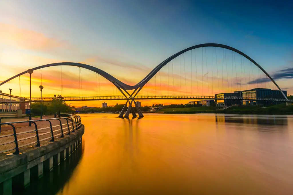 Seorang insinyur merancang jembatan