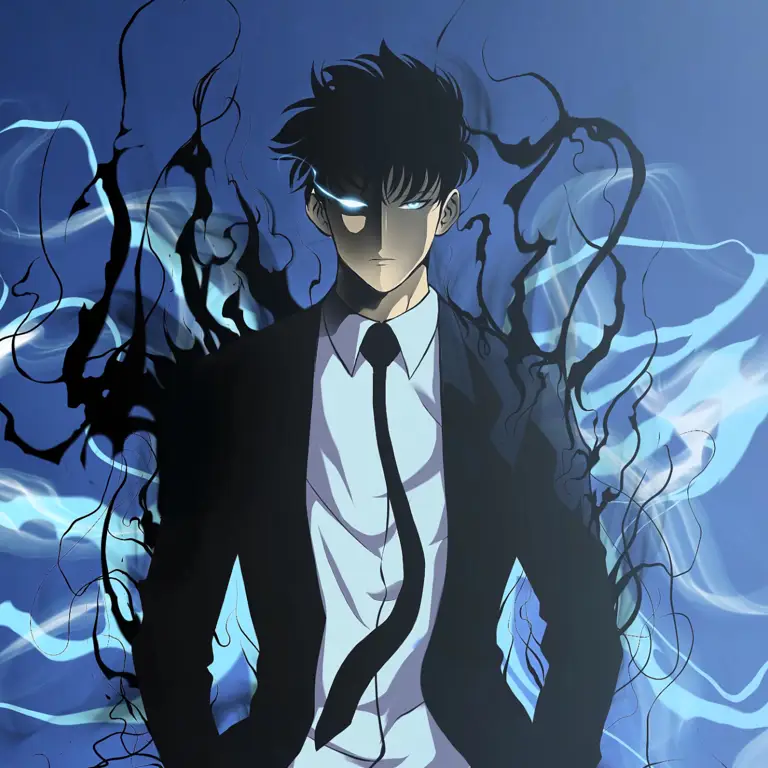 Protagonis Solo Leveling, Sung Jinwoo Gambar Sung Jinwoo dari Solo Leveling