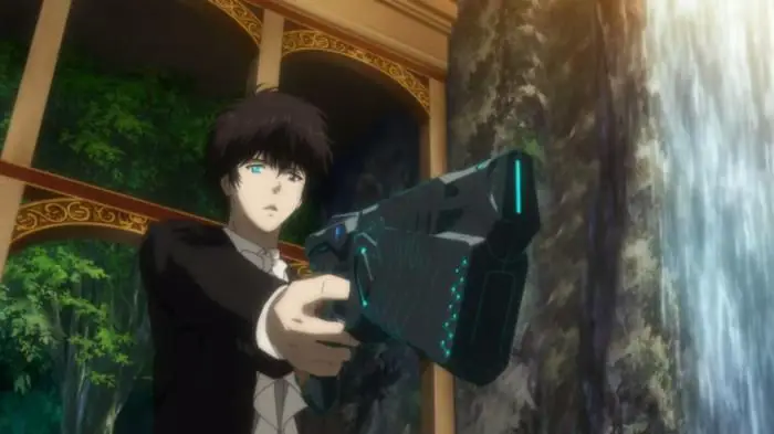 Screenshot adegan anime Psycho-Pass