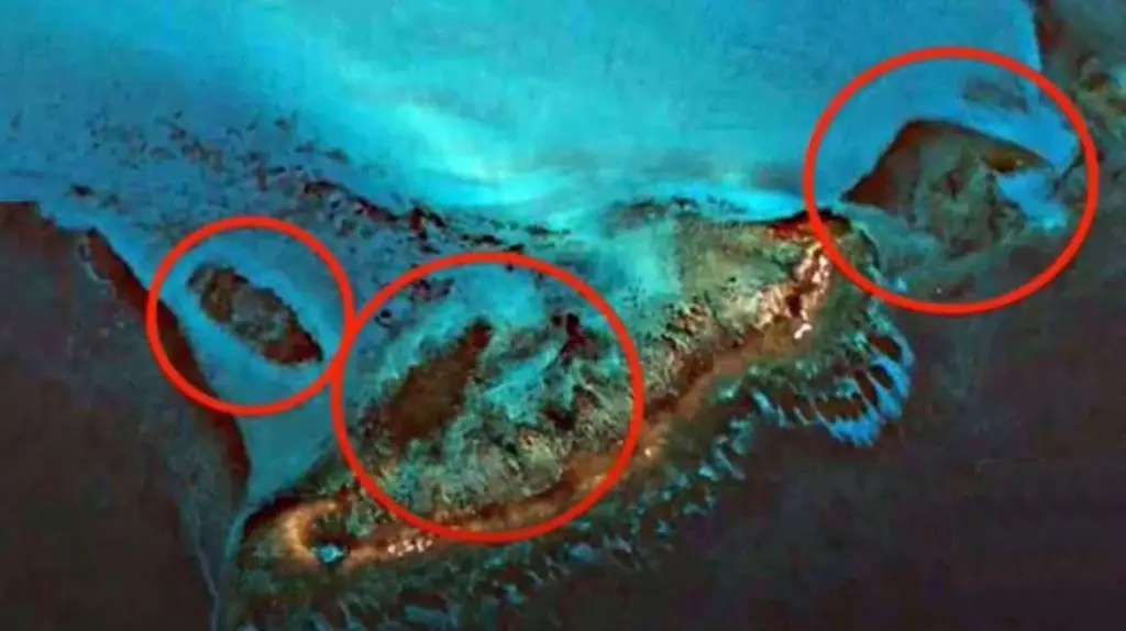 Pulau misterius dengan kota bawah laut