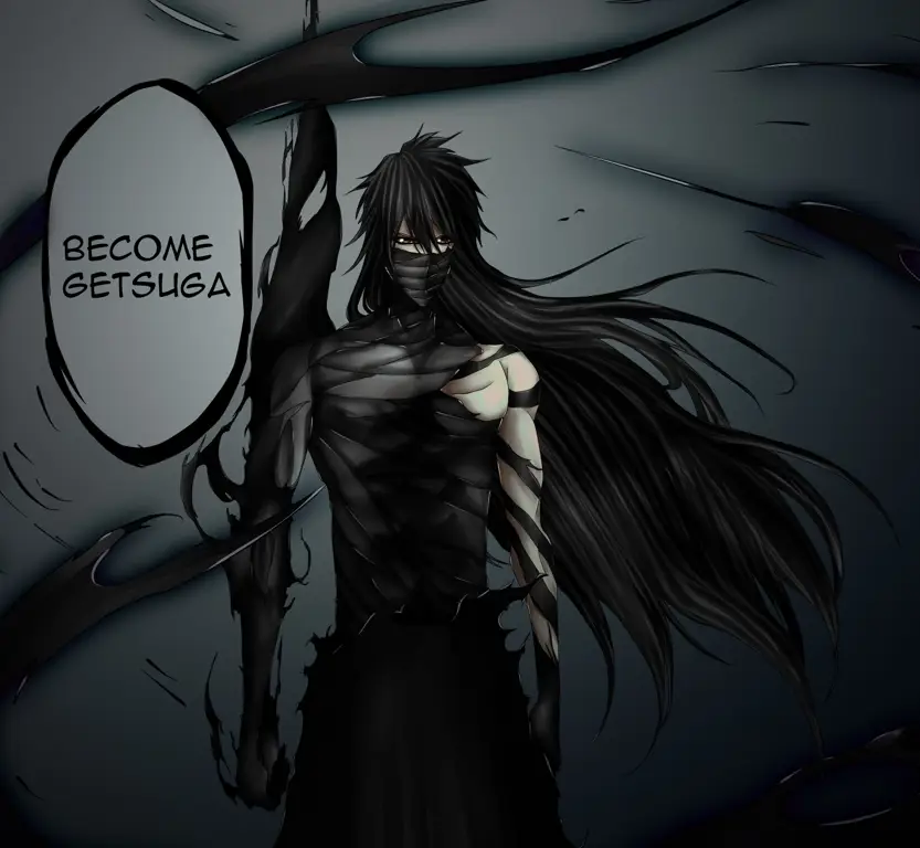 Ichigo mengeluarkan Getsuga Tenshō terakhirnya