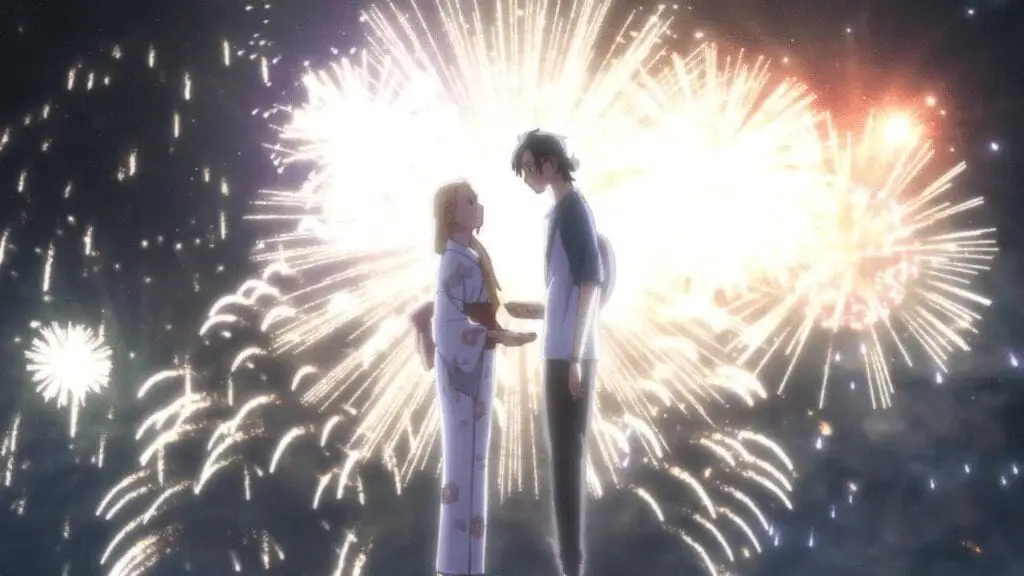 Adegan akhir yang dramatis dalam anime Summer Time Render