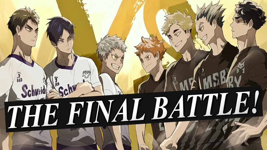 Adegan pertandingan final Haikyuu Season 4