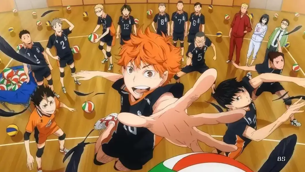 Adegan pertandingan final Haikyuu!! Season 4