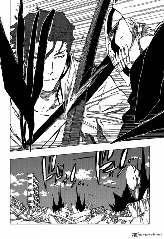 Adegan pertarungan seru di Bleach chapter 396