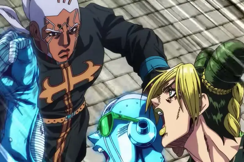 Adegan pertarungan final JoJo's Bizarre Adventure Stone Ocean