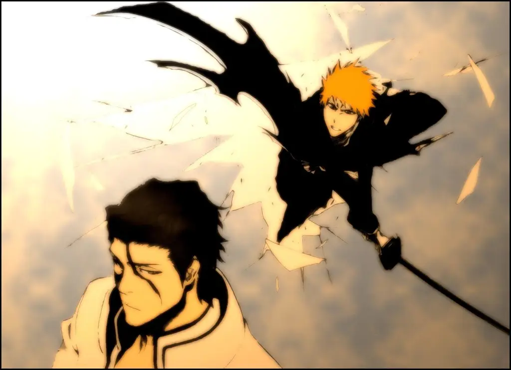 Ichigo Kurosaki dan Sosuke Aizen bertarung sengit dalam Bleach episode 240.