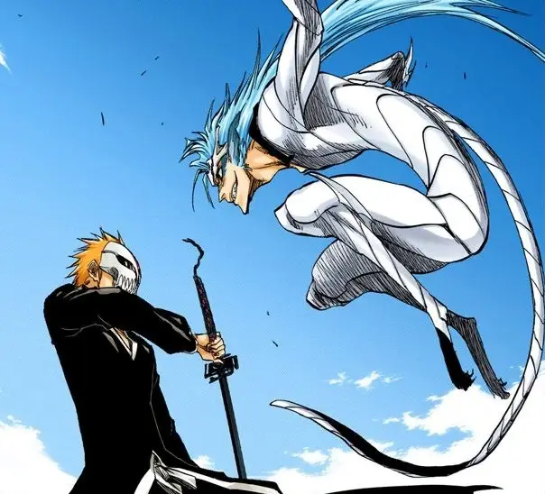 Ichigo dan Grimmjow bertarung sengit