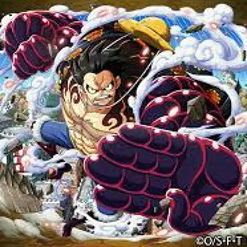 Luffy menggunakan Gear Fourth melawan Doflamingo