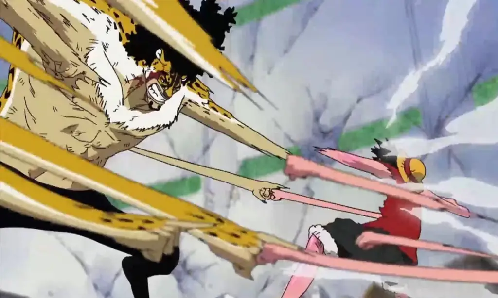 Luffy dan Lucci bertarung sengit di Enies Lobby