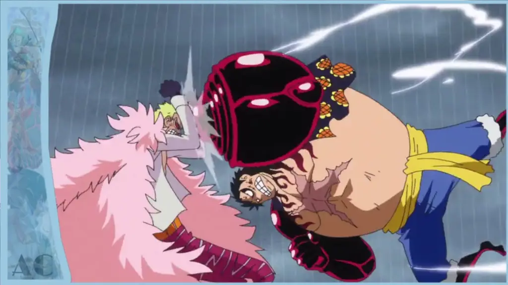 Luffy dan Doflamingo bertarung sengit dalam One Piece Episode 761