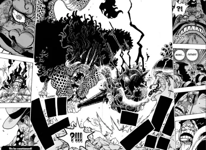 Luffy dan Kaido bertarung sengit di chapter 1043 One Piece