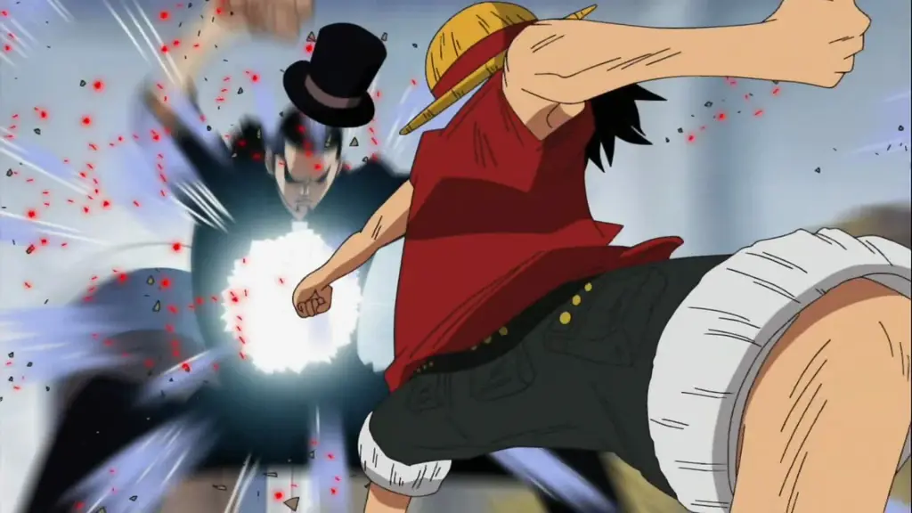 Luffy dan Lucci bertarung sengit di Enies Lobby.