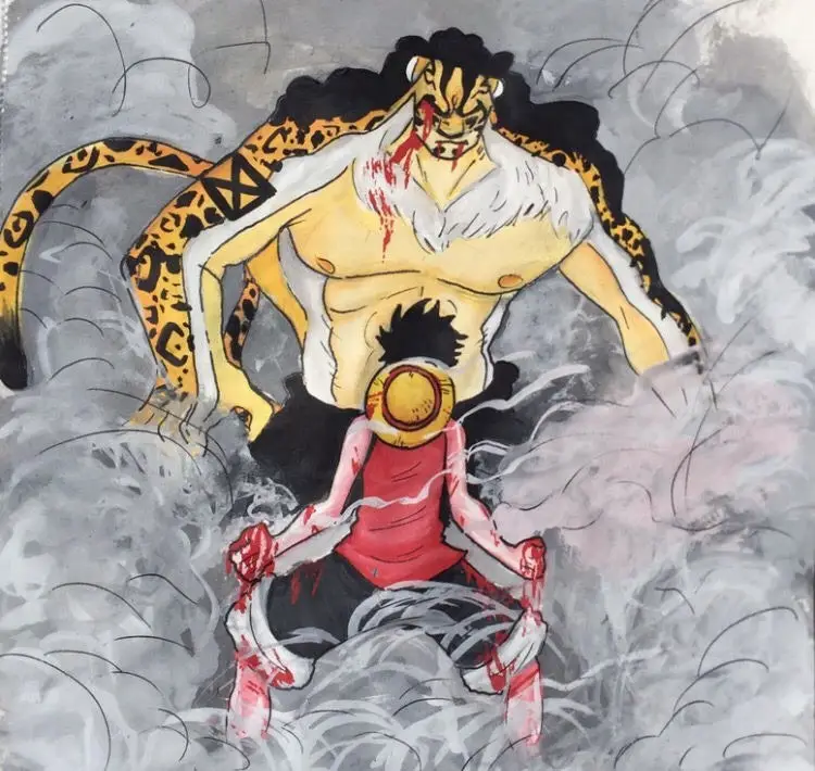 Luffy dan Lucci bertarung sengit di Enies Lobby