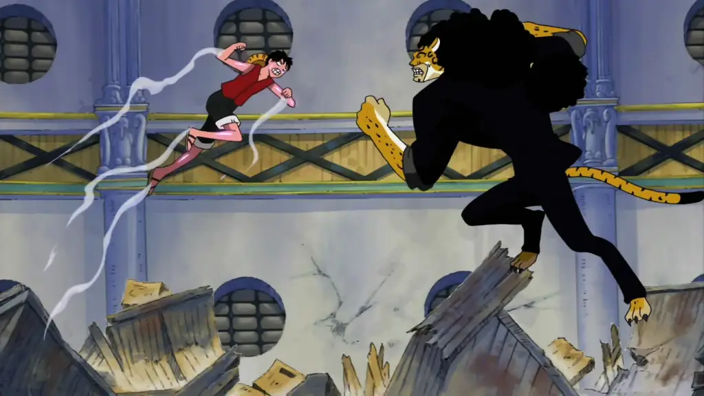 Luffy dan Lucci bertarung sengit dalam One Piece episode 390