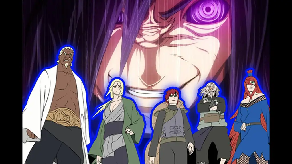 Madara Uchiha melawan 5 Kage dalam pertarungan yang menegangkan