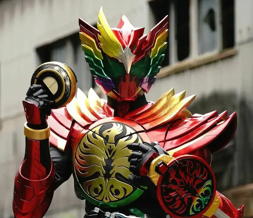 Adegan pertarungan terakhir Kamen Rider OOO