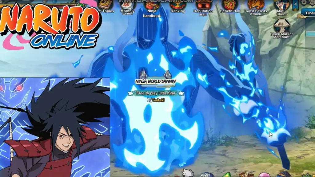 Naruto dan Madara bertarung dengan dahsyat