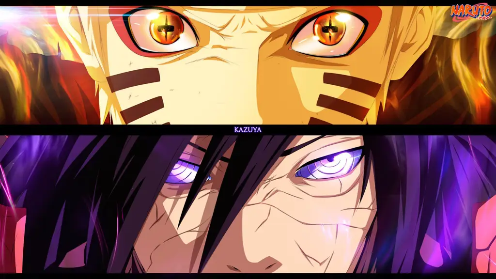 Naruto dan Madara dalam pertarungan terakhir mereka