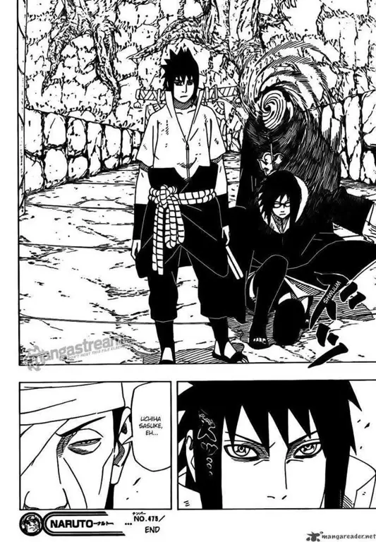 Adegan pertarungan Sasuke melawan Danzo