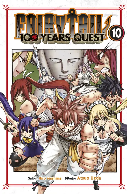 Adegan pertarungan seru di Fairy Tail 100 Year Quest chapter 167