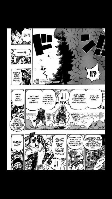 Luffy melawan Doflamingo di chapter 800 One Piece