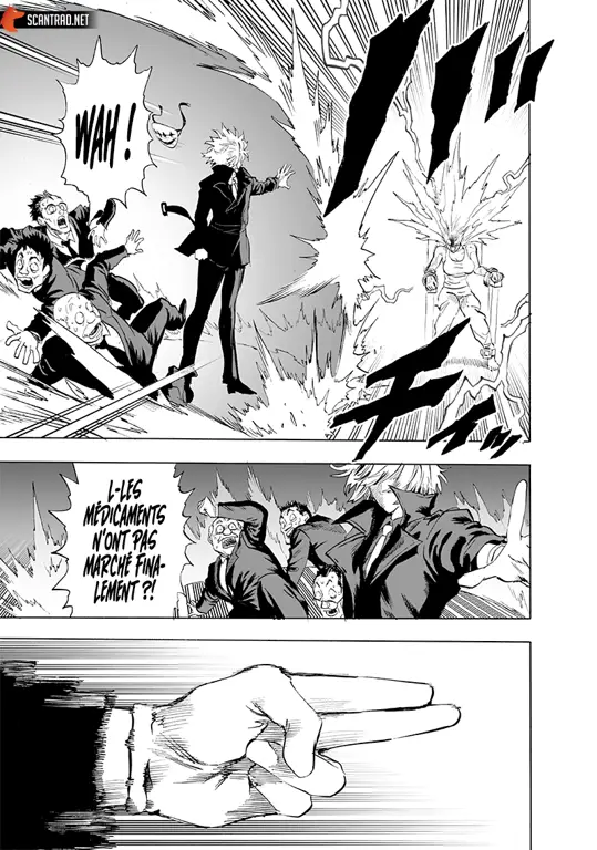 Adegan aksi menegangkan dari One Punch Man chapter 202