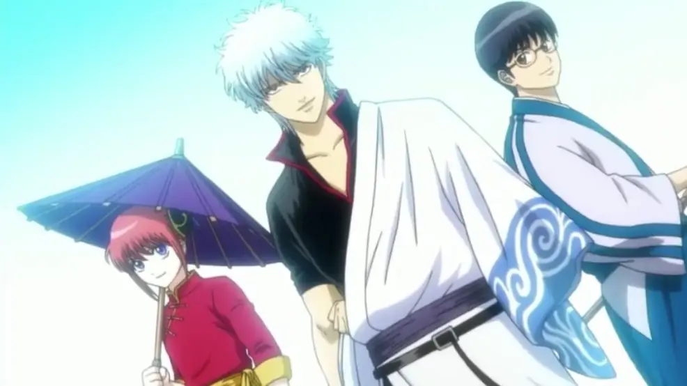 Gambar adegan klimaks dari arc final Gintama