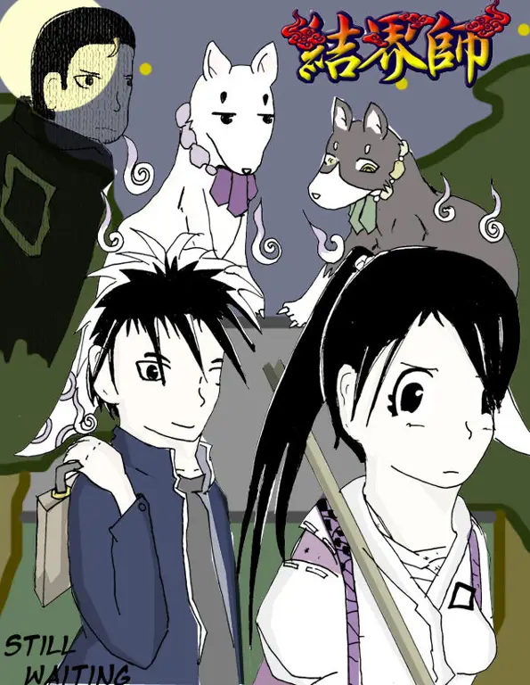 Adegan pertempuran final di Kekkaishi