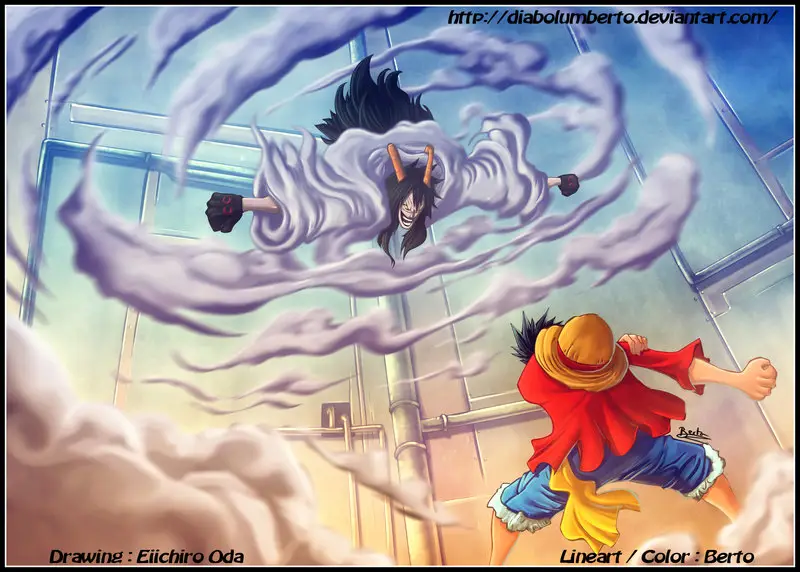 Luffy dan Caesar bertempur sengit di episode One Piece 654