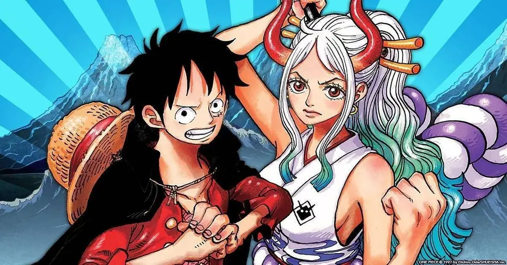 Luffy dan Kaido bertarung sengit di chapter 1035 One Piece