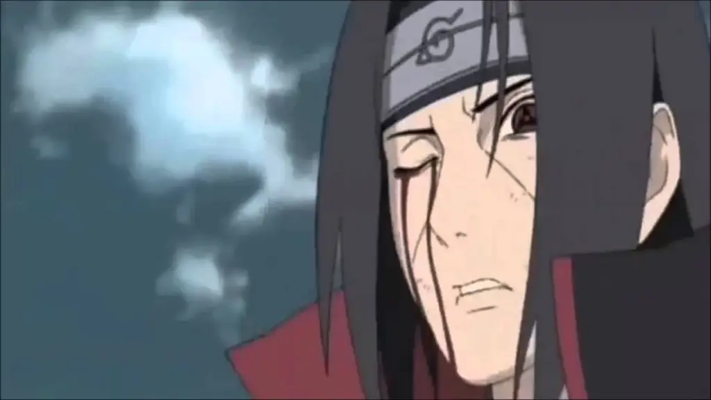 Adegan pertarungan Sasuke vs Itachi dalam anime