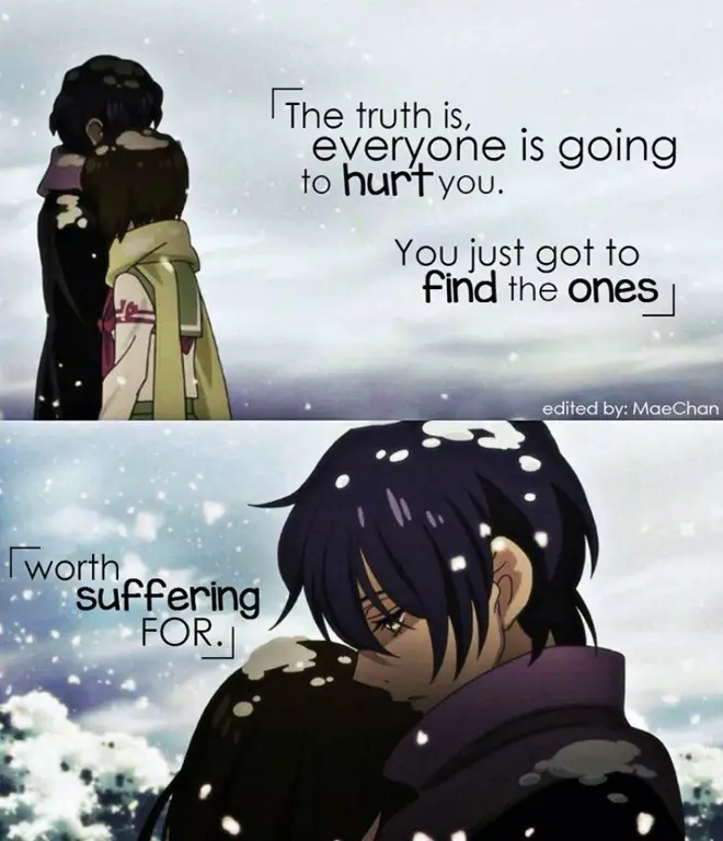 Gambar quotes anime tentang cinta