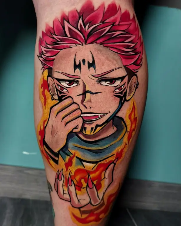 Gambar Sukuna dalam Jujutsu Kaisen