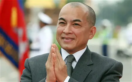 Gambar Raja Norodom Sihamoni dari Kamboja