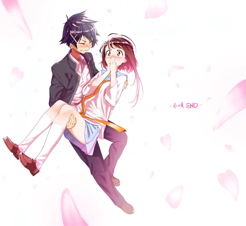 Raku Ichijo dan Onodera Kosaki Raku Ichijo dan Onodera Kosaki dalam Nisekoi