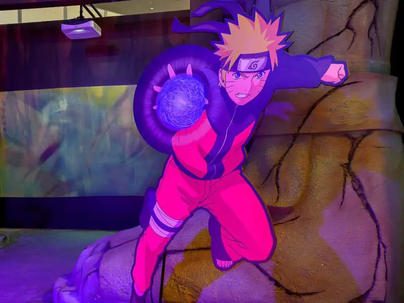 Gambar karakter Naruto merayakan kemenangan