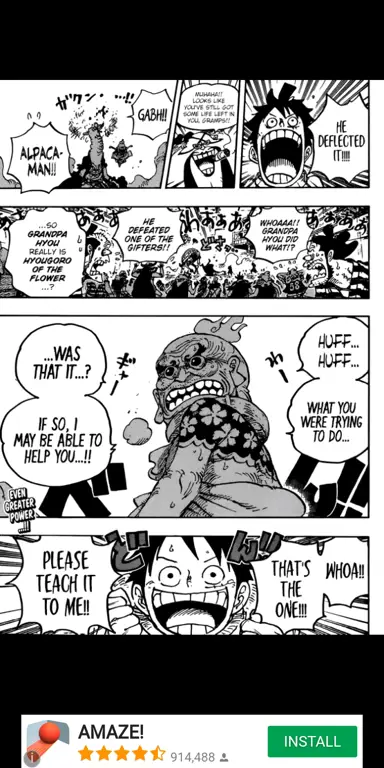 Para penggemar One Piece memberikan reaksi terhadap chapter 939.