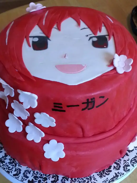 Kue anime yang realistis dan detail