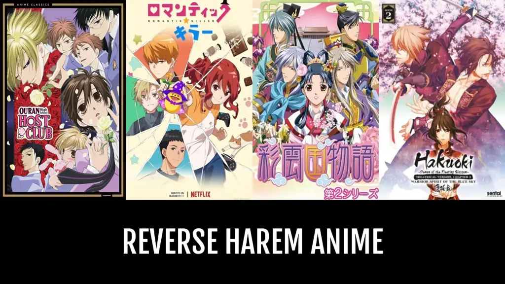 Poster-poster dari beberapa anime harem overpower terbaik