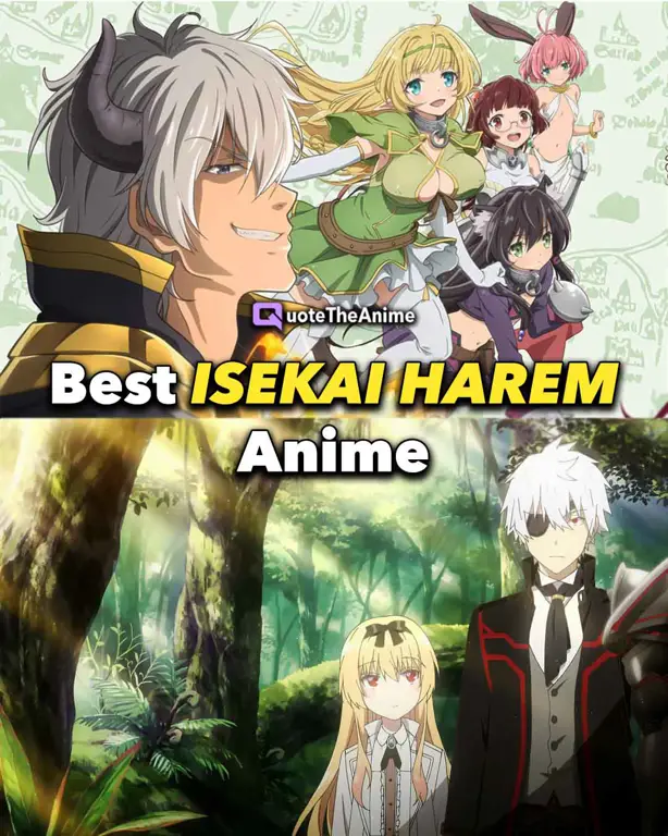 Gambar rekomendasi anime harem terbaik