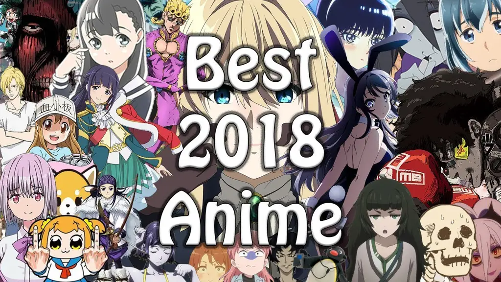 Gambar anime rekomendasi terbaik tahun 2018