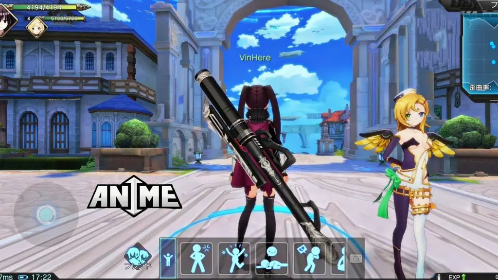 Gambar kolase berbagai game anime online gratis terbaik