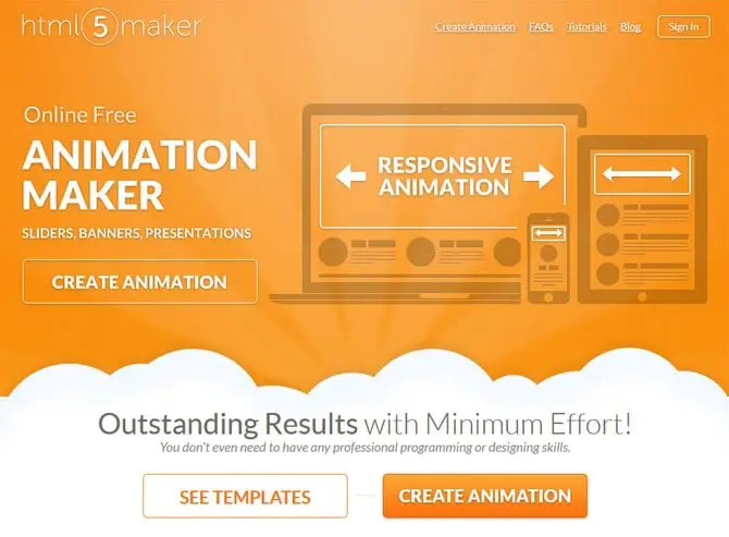 Perangkat lunak animasi HTML5 terbaik untuk pemula