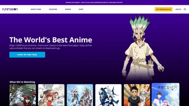 Situs terbaik untuk menonton anime secara legal