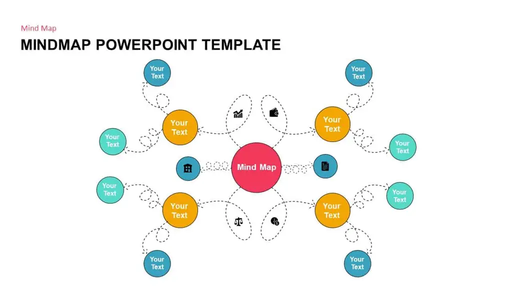 Template mind map PowerPoint animasi terbaik